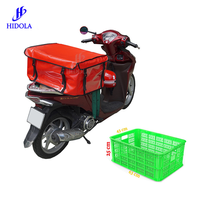 cung cấp túi trùm sọt nhựa giao hàng có in logo
